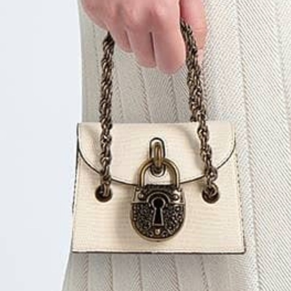 MOSCHINO Fancy Handbag limited edition NWT color Ivory